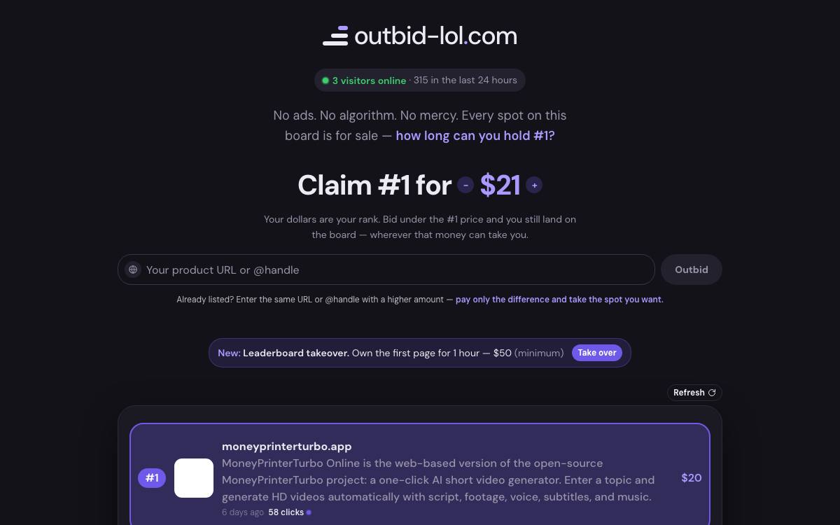 outbid-lol.com as it appeared on 28 Aug 2026
