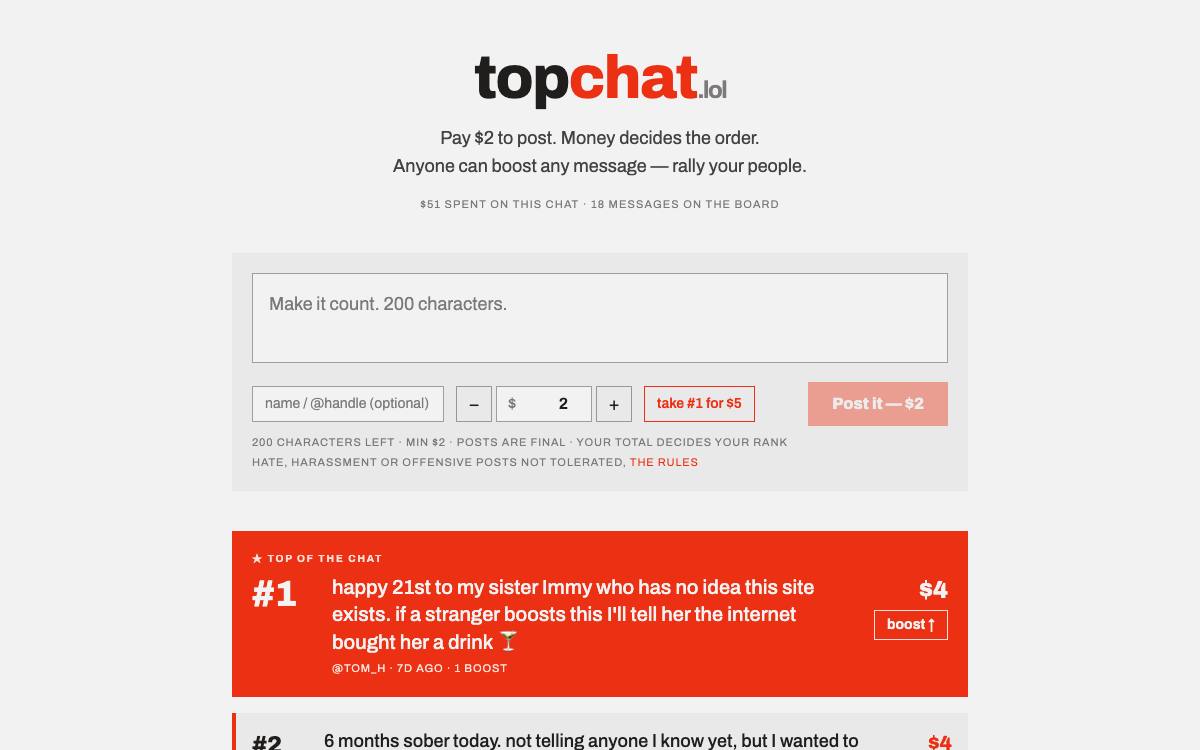 topchat.lol as it appeared on 28 Aug 2026