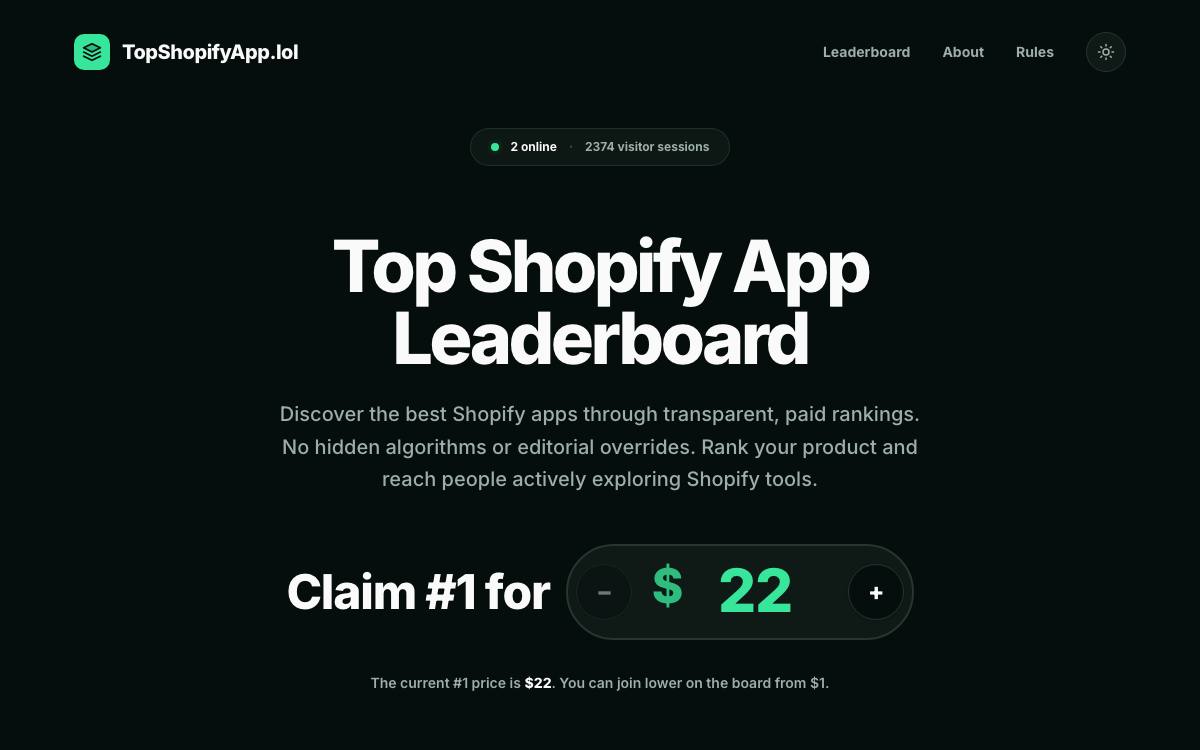 topshopifyapp.lol as it appeared on 28 Aug 2026