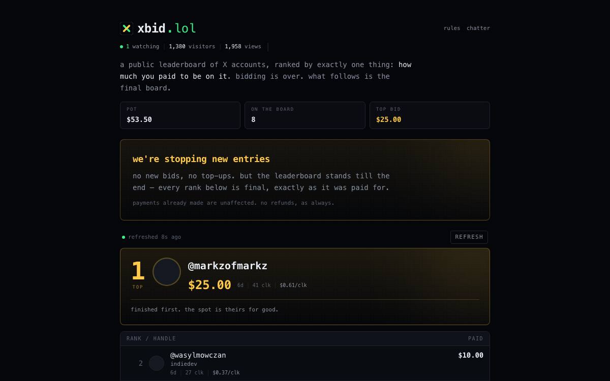 xbid.lol as it appeared on 28 Aug 2026
